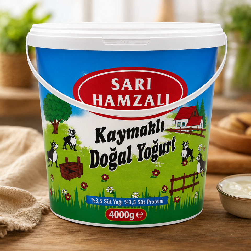 SARI HAMZALI YOĞURT 4KG
