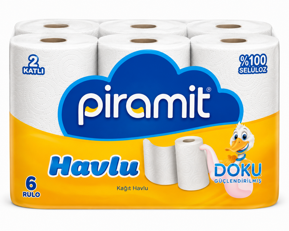 PİRAMİT 6'LI KAĞIT HAVLU
