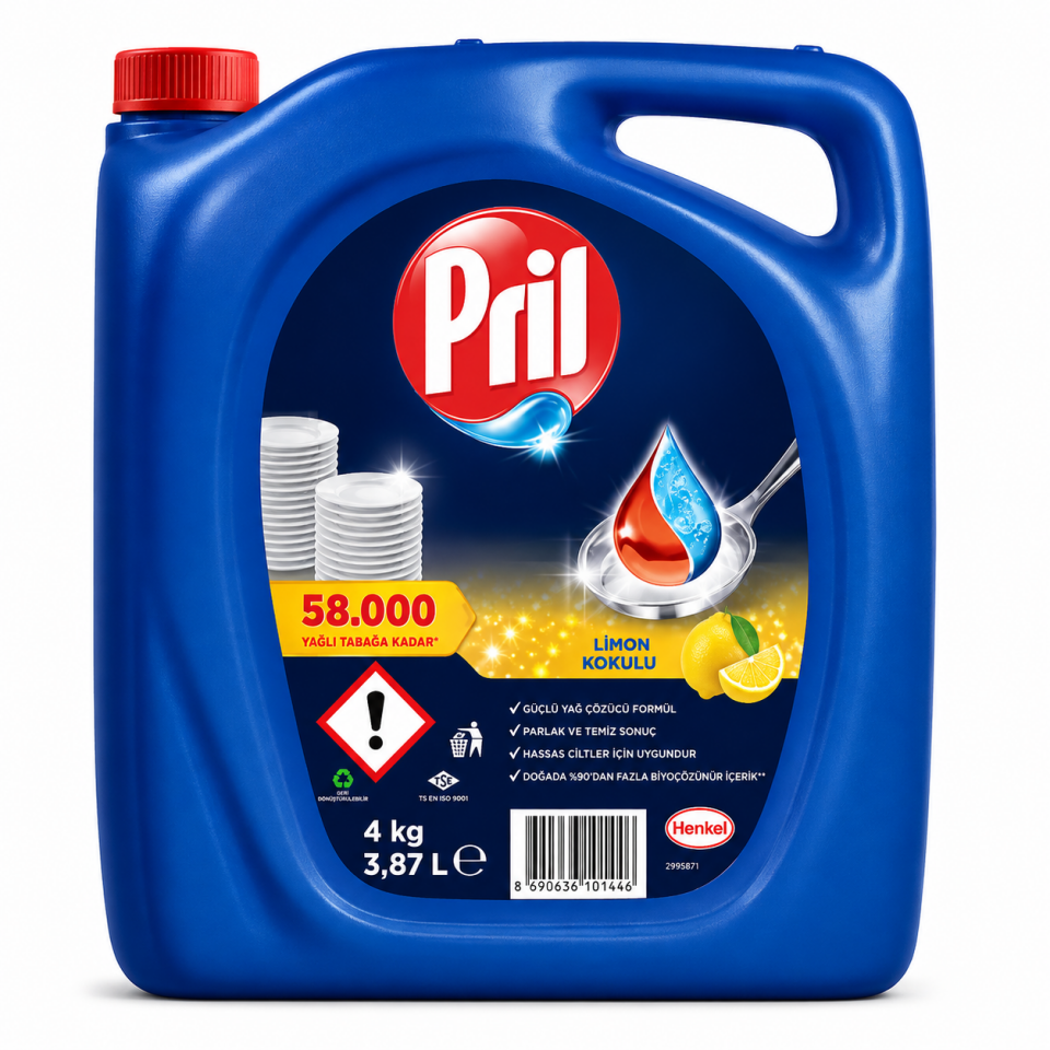 PRİL BULAŞIK DETERJANI 4L